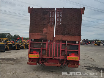 Low loader semi-trailer Tri Axle Low Loader Trailer, Winch, Hydraulic Ramp: picture 4