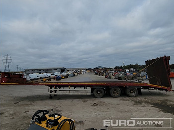 Low loader semi-trailer Tri Axle Low Loader Trailer, Winch, Hydraulic Ramp: picture 2