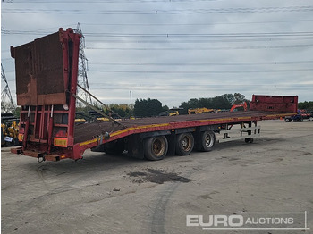 Low loader semi-trailer Tri Axle Low Loader Trailer, Winch, Hydraulic Ramp: picture 5