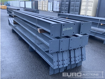 Construction container Unused 60' x 30' x 13' Steel Frame Building, 12.5 Roof Pitch, Purlin Cleats: picture 5 Construction container Unused 60' x 30' x 13' Steel Frame Building, 12.5 Roof Pitch, Purlin Cleats: picture 5