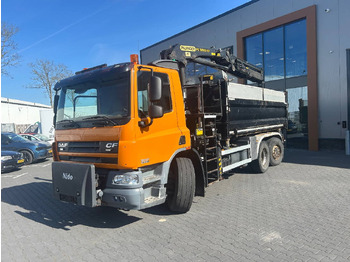 DAF CF 75 CF75 with Palfinger PK18002 Crane 3side Tipper  on lease DAF CF 75 CF75 with Palfinger PK18002 Crane 3side Tipper: picture 3