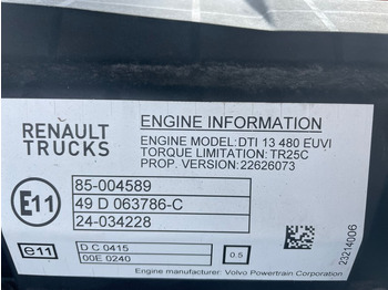 Engine for Truck MOTOR RENAULT T DTI13 E6 480CP: picture 5