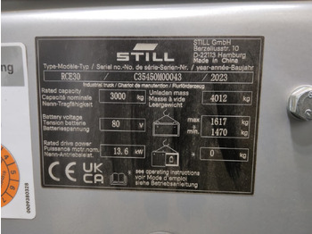 Electric forklift Still RCE30: picture 5