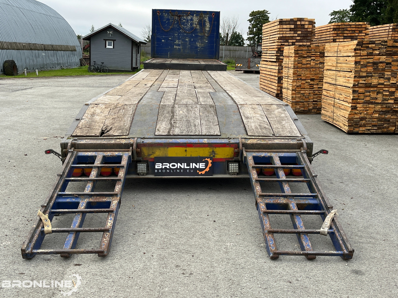 2003 WECON S327 LK20 3-axle trailer - Low loader semi-trailer: picture 4 2003 WECON S327 LK20 3-axle trailer - Low loader semi-trailer: picture 4