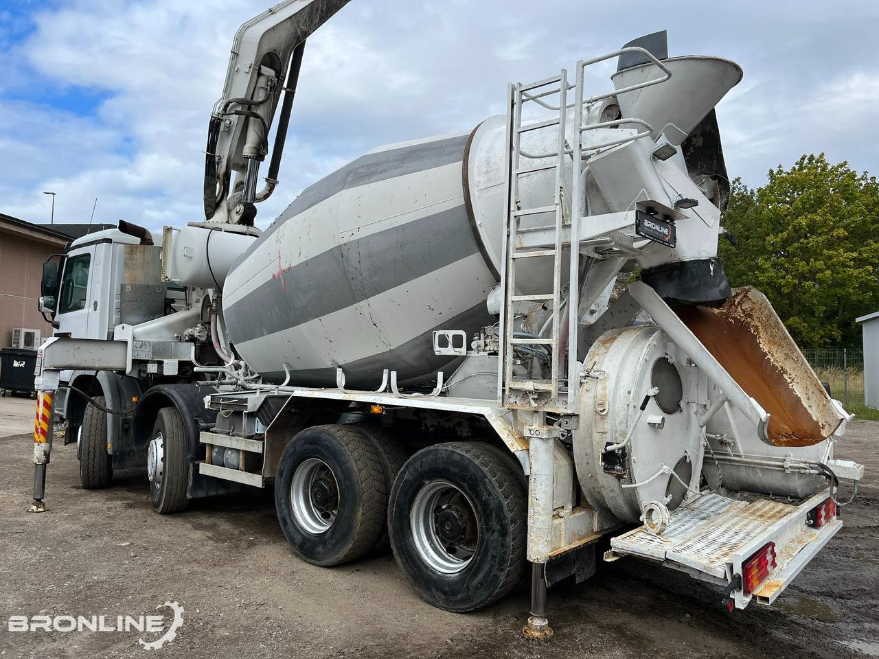 Concrete mixer truck 2004 MERCEDES-BENZ ACTROS 3241K 8X4/4 PUMI: picture 7