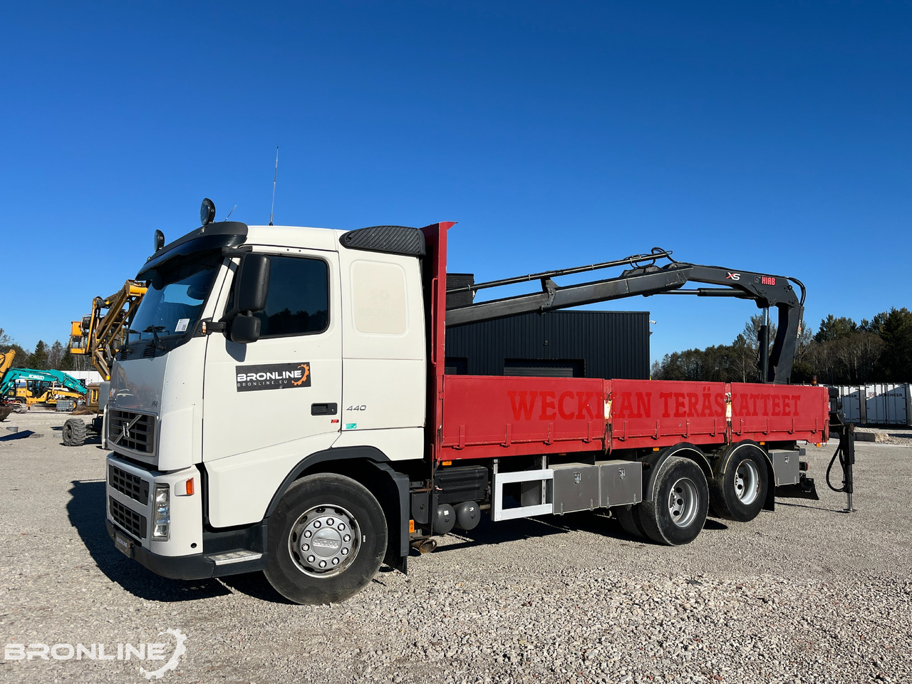 2006 Volvo FH 440 6x2 Flatbed + Crane - Dropside/ Flatbed truck, Crane truck: picture 4 2006 Volvo FH 440 6x2 Flatbed + Crane - Dropside/ Flatbed truck, Crane truck: picture 4