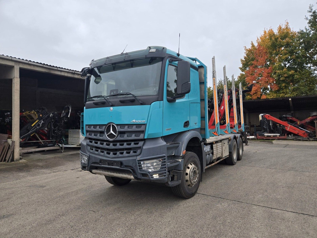 Mercedes-Benz Arocs 2651 Holztransporter Blatt Blatt Kran - Timber truck, Crane truck: picture 2 Mercedes-Benz Arocs 2651 Holztransporter Blatt Blatt Kran - Timber truck, Crane truck: picture 2