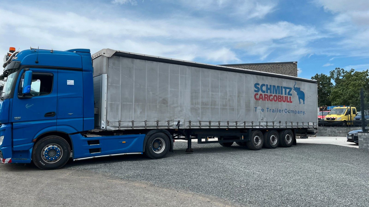 Schmitz Cargobull S01 Pritsche Plane Edscha Liftachse - Curtainsider semi-trailer: picture 1 Schmitz Cargobull S01 Pritsche Plane Edscha Liftachse - Curtainsider semi-trailer: picture 1