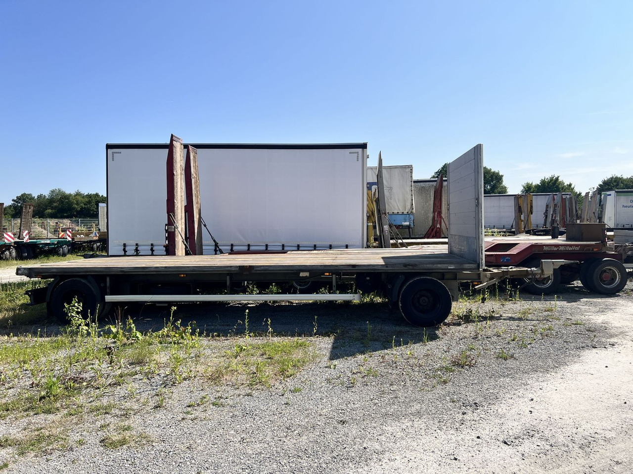 Ackermann 2 Achs Jumbo Pritschenanhänger Mega - Dropside/ Flatbed trailer: picture 2 Ackermann 2 Achs Jumbo Pritschenanhänger Mega - Dropside/ Flatbed trailer: picture 2