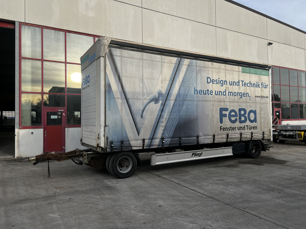 Fliegl ZPS180 2 Achs Jumbo- Planenanhänger - Curtainsider trailer: picture 1 Fliegl ZPS180 2 Achs Jumbo- Planenanhänger - Curtainsider trailer: picture 1