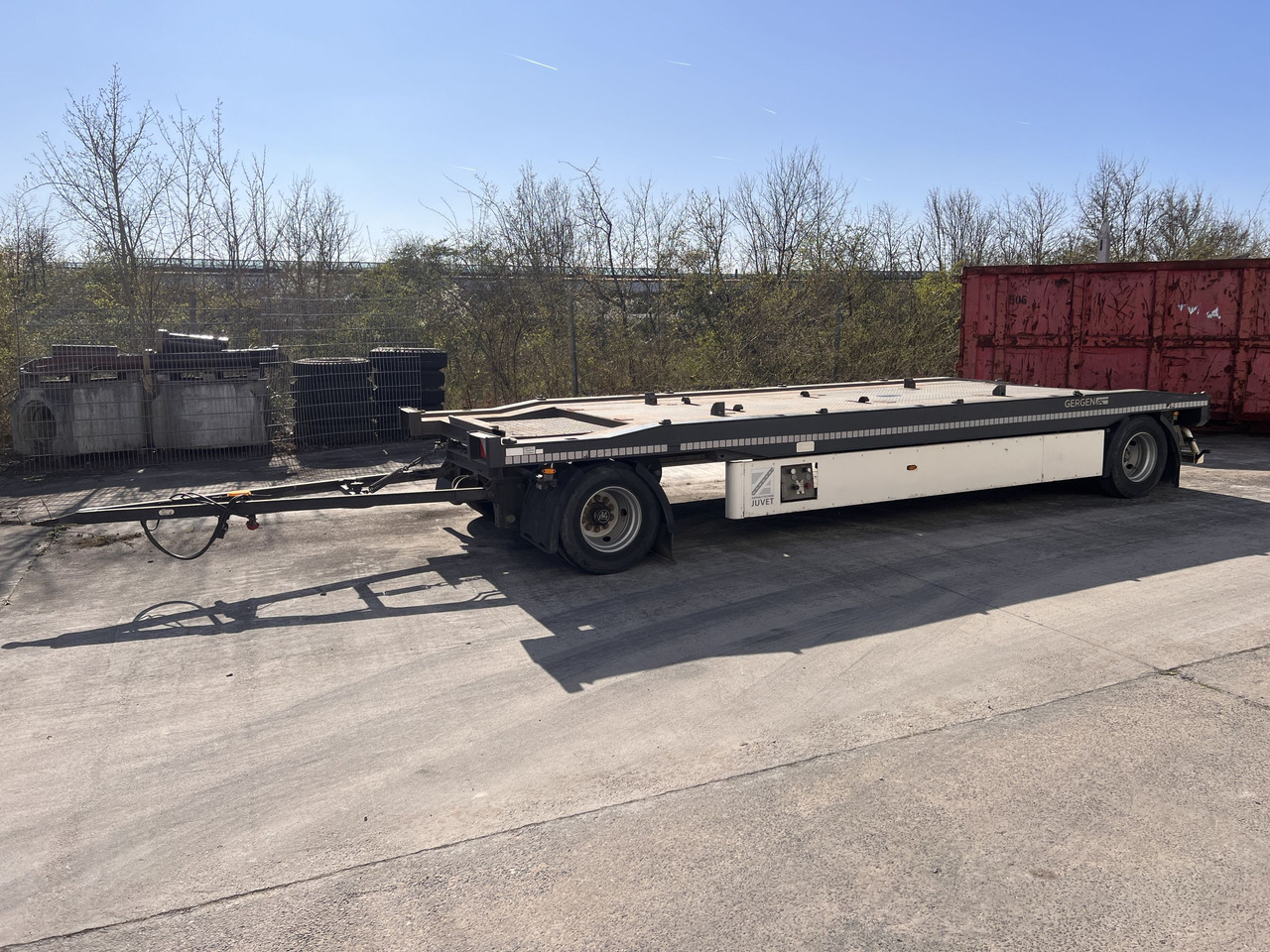 Gergen TBCA 18H 2 Achs Kombianhänger- Tieflader - Container transporter/ Swap body trailer: picture 1 Gergen TBCA 18H 2 Achs Kombianhänger- Tieflader - Container transporter/ Swap body trailer: picture 1