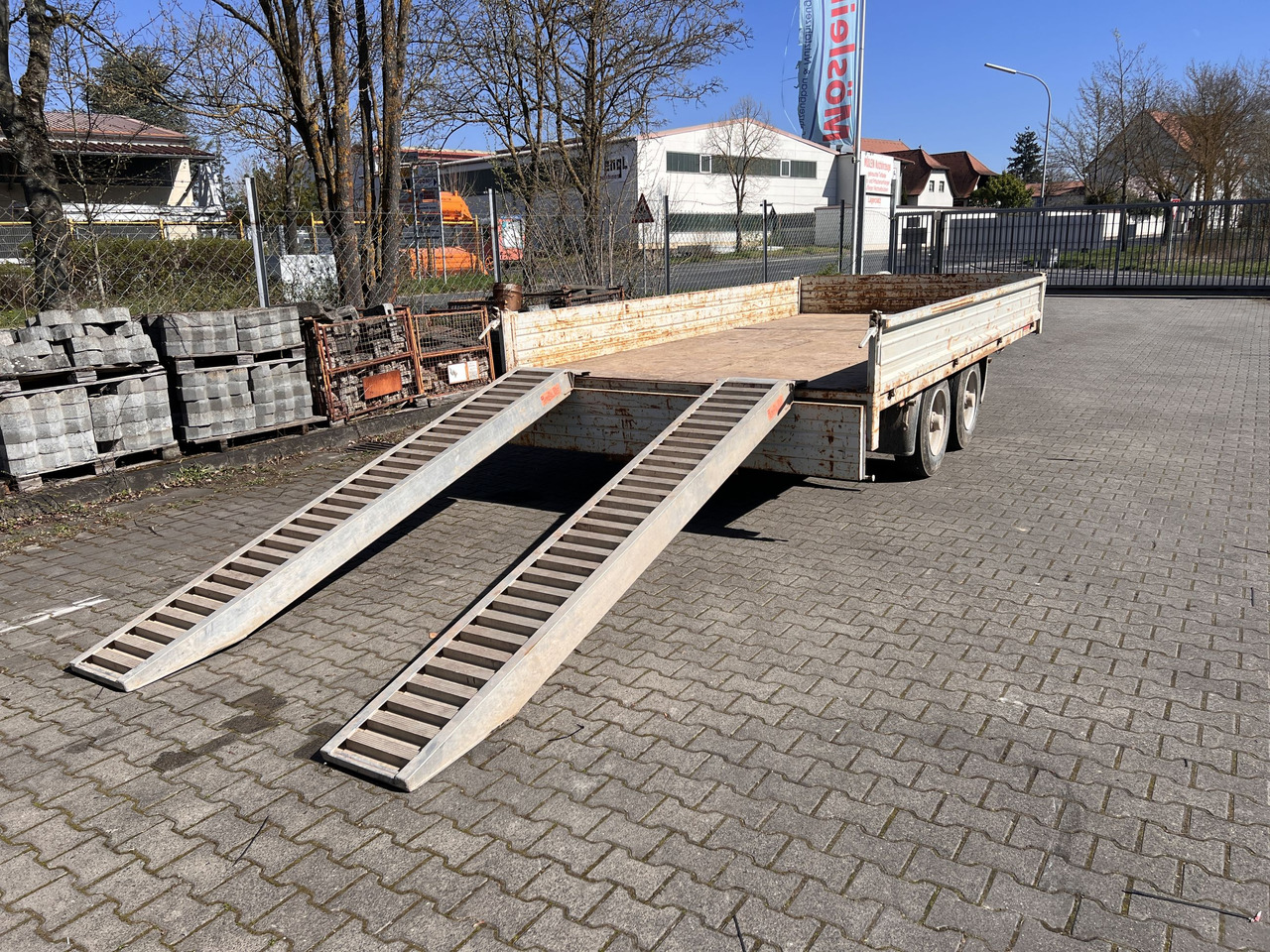 HIRTH TT Tandemtieflader - Low loader trailer: picture 2 HIRTH TT Tandemtieflader - Low loader trailer: picture 2
