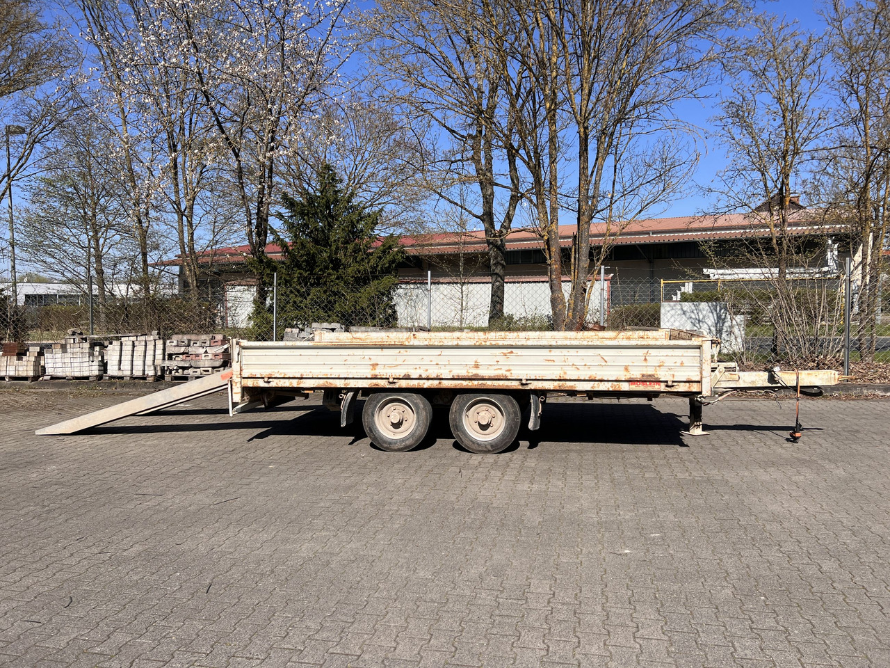 HIRTH TT Tandemtieflader - Low loader trailer: picture 1 HIRTH TT Tandemtieflader - Low loader trailer: picture 1