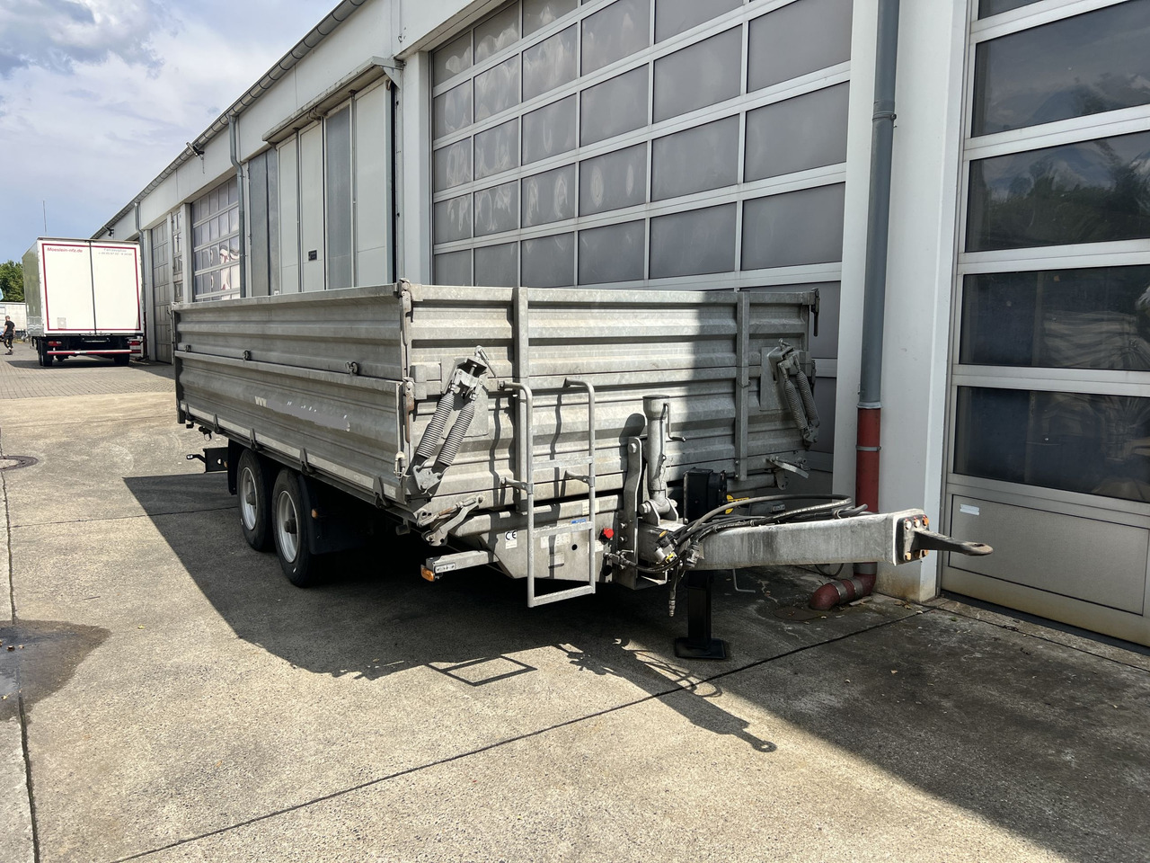 Humbaur D1AC Tandemkipper- Tieflader mit Aufsatz, neuwertig - Tipper trailer: picture 4 Humbaur D1AC Tandemkipper- Tieflader mit Aufsatz, neuwertig - Tipper trailer: picture 4