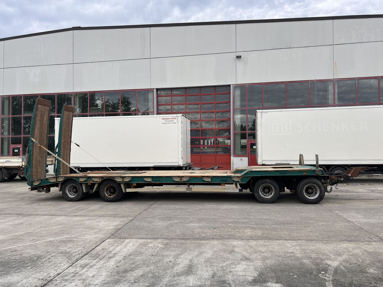 Humbaur HTD 409525-4A 4 Achs Tiefladeranhänger, kein Müller Mitteltal - Low loader trailer: picture 1 Humbaur HTD 409525-4A 4 Achs Tiefladeranhänger, kein Müller Mitteltal - Low loader trailer: picture 1