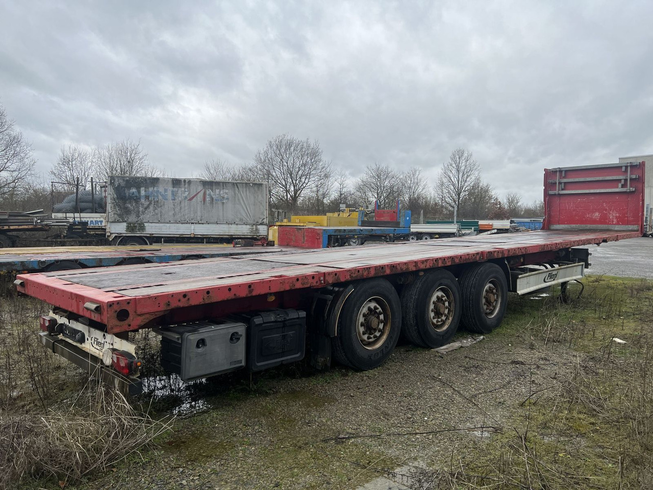 Krone 3 Achs Sattelauflieger - Dropside/ Flatbed semi-trailer: picture 1 Krone 3 Achs Sattelauflieger - Dropside/ Flatbed semi-trailer: picture 1