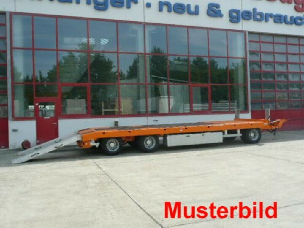Low loader trailer Möslein  3 Achs Tieflader gerader Ladefläche 9 m, Neufah: picture 9