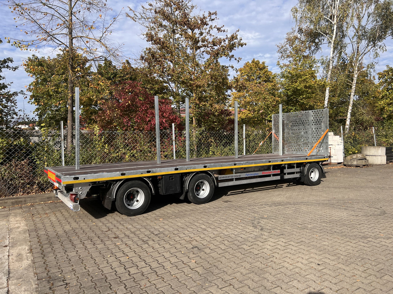 Möslein T 3 Plato 10 m 3 Achs Jumbo- Plato- Anhänger 10 m, Mega - Dropside/ Flatbed trailer: picture 3 Möslein T 3 Plato 10 m 3 Achs Jumbo- Plato- Anhänger 10 m, Mega - Dropside/ Flatbed trailer: picture 3