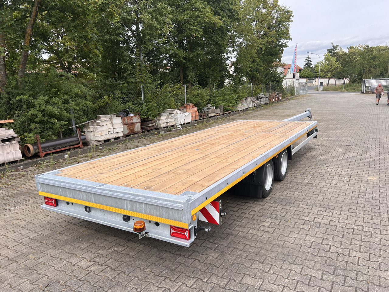 New Dropside/ Flatbed trailer Möslein THT 14-G 7,20 ausziehbar 13,9 t Tandemanhänger- Tieflader, ausziehbar: picture 10 New Dropside/ Flatbed trailer Möslein THT 14-G 7,20 ausziehbar 13,9 t Tandemanhänger- Tieflader, ausziehbar: picture 10