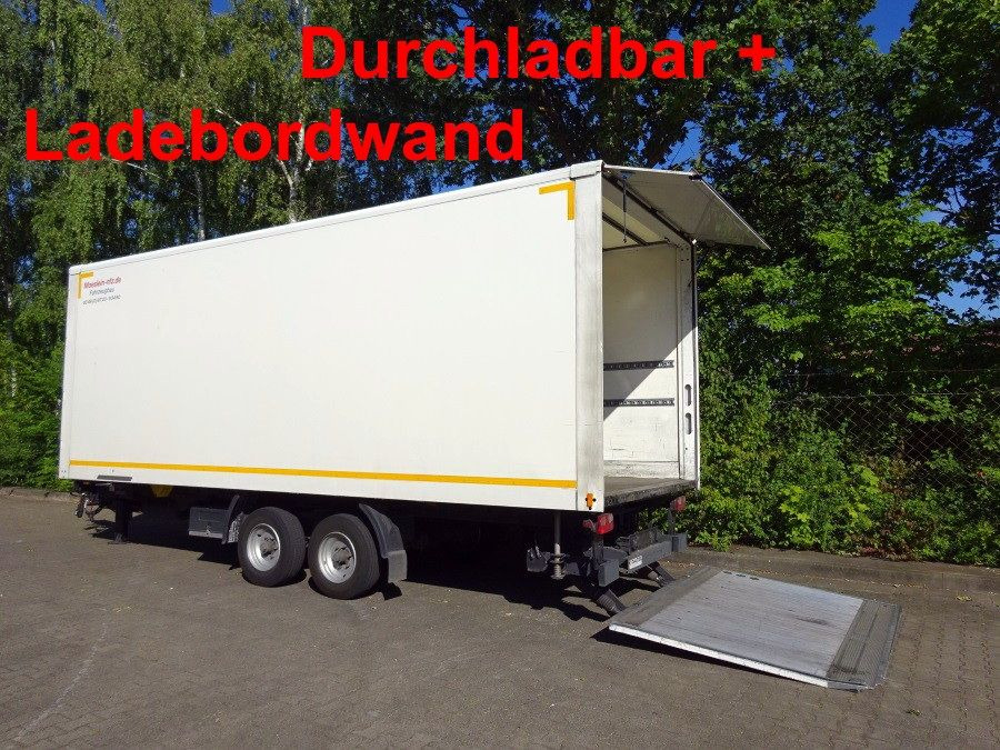 Möslein TKO 105 Schwebheim Tandemkoffer, Ladebordwand + Durchladbar - Closed box trailer: picture 1 Möslein TKO 105 Schwebheim Tandemkoffer, Ladebordwand + Durchladbar - Closed box trailer: picture 1