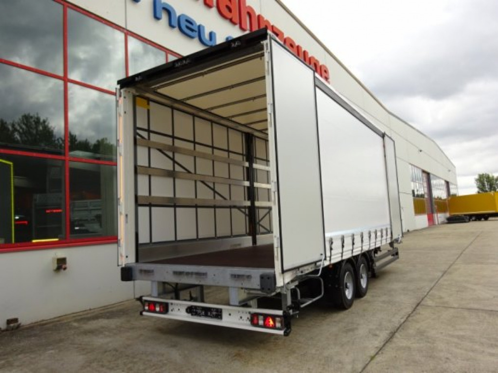 New Curtainsider trailer Möslein TPW 105 D Schwebheim  Tandem- Planenanhänger Durchladen: picture 6