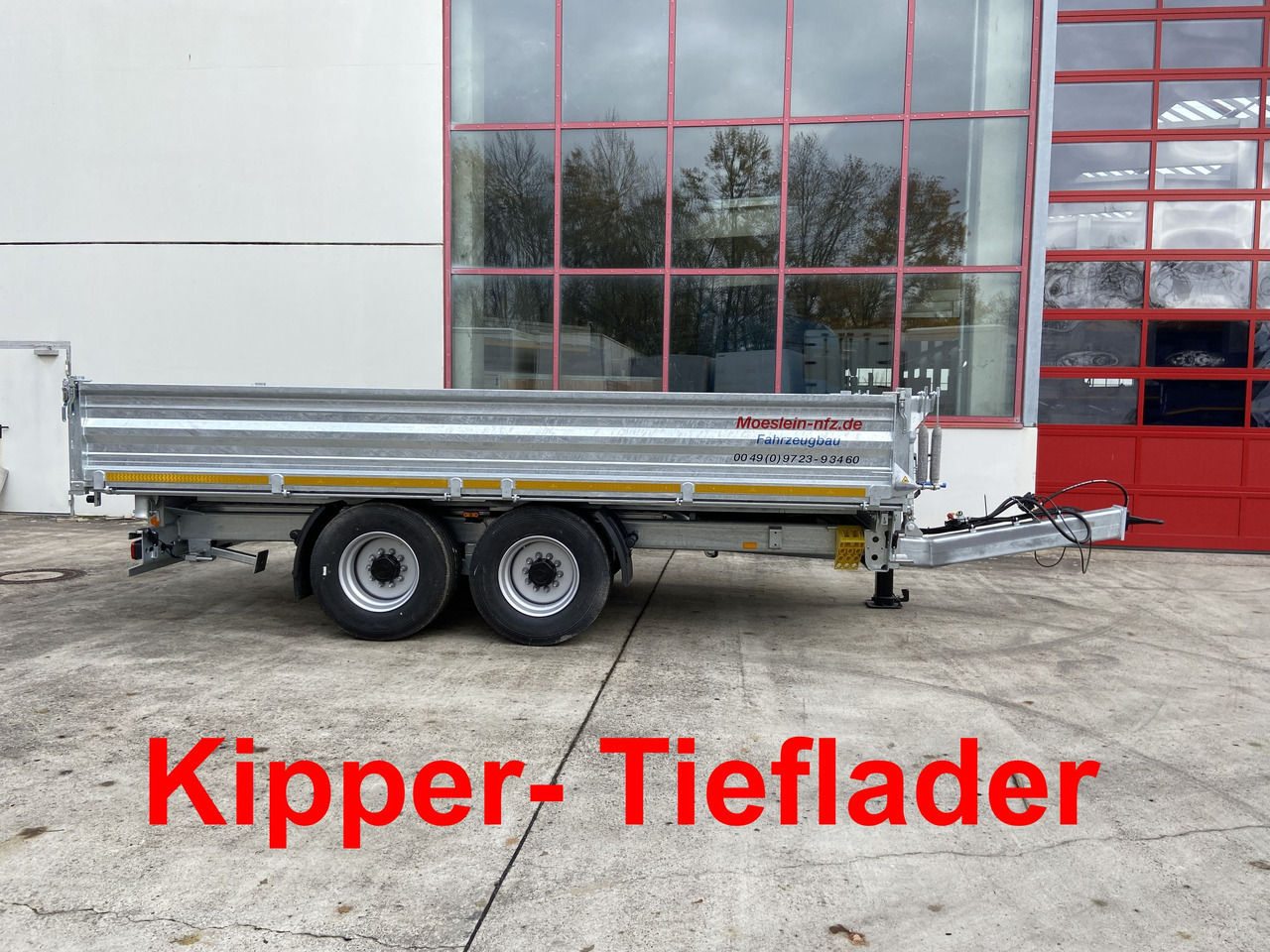 Möslein TTD 14 Schwebheim 14 t Tandemkipper Tieflader Breite Reifen-- Neufahrzeug -- - Tipper trailer: picture 1 Möslein TTD 14 Schwebheim 14 t Tandemkipper Tieflader Breite Reifen-- Neufahrzeug -- - Tipper trailer: picture 1