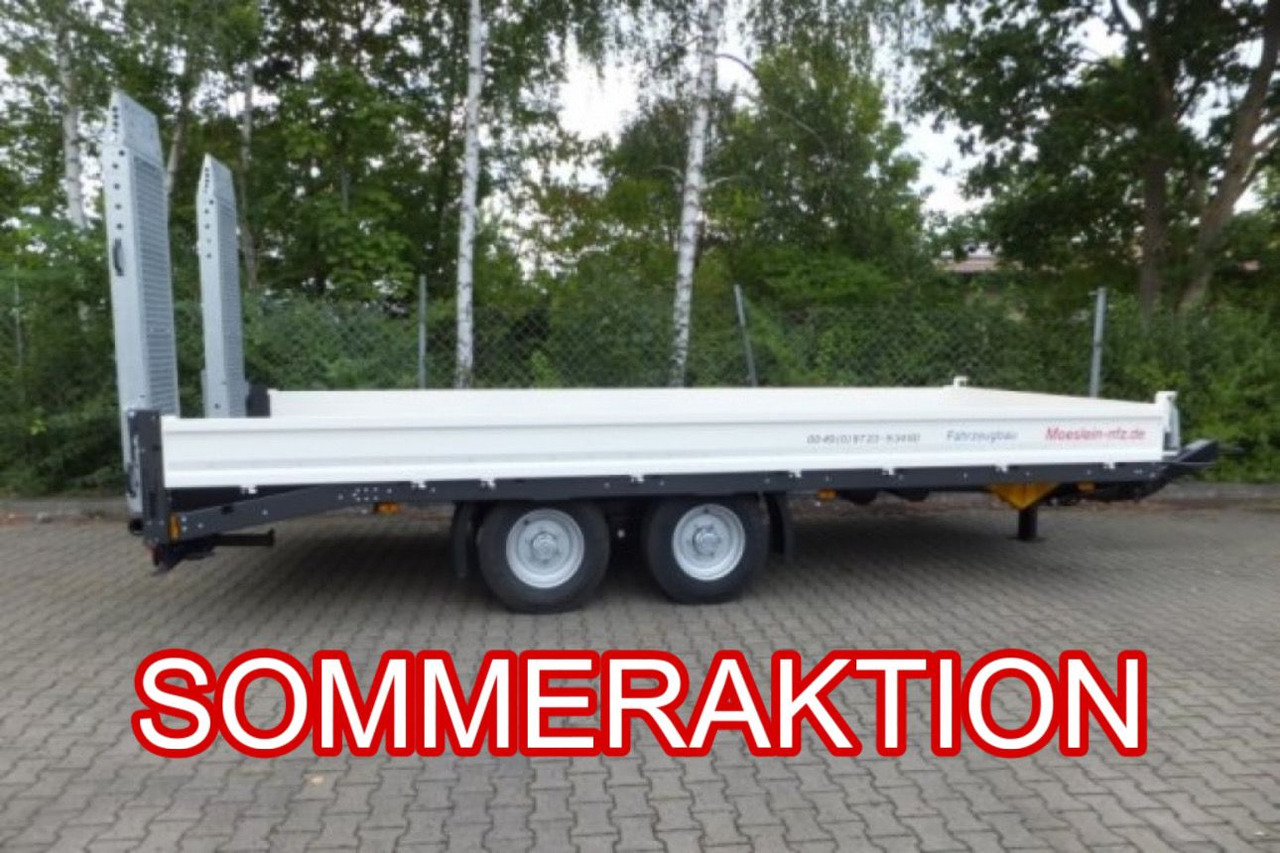 Möslein TTT 11-6,2 BR Weiß Tandemtieflader mit breiten RampenNeufahrzeug - Low loader trailer: picture 1 Möslein TTT 11-6,2 BR Weiß Tandemtieflader mit breiten RampenNeufahrzeug - Low loader trailer: picture 1