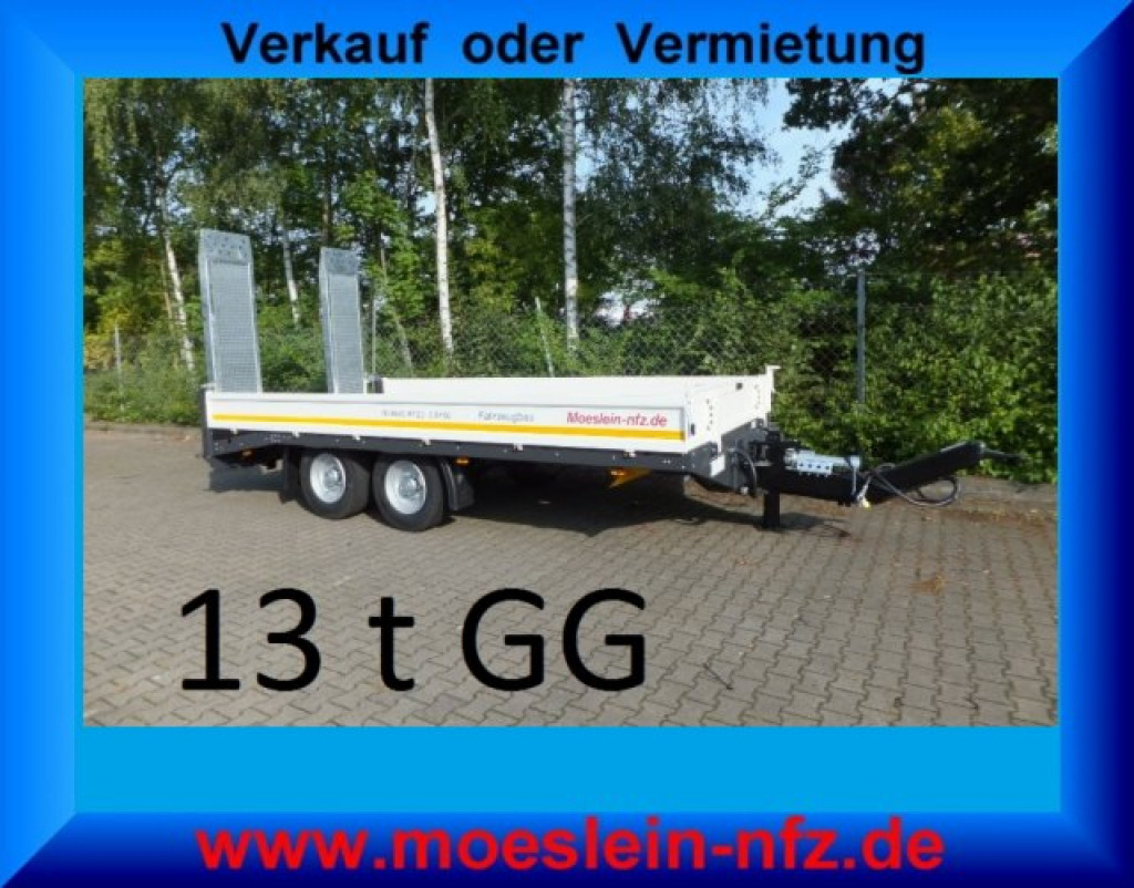Möslein TTT 13- 5,2 Weiß  Neuer Tandemtieflader 13 t GG - Low loader trailer: picture 1 Möslein TTT 13- 5,2 Weiß  Neuer Tandemtieflader 13 t GG - Low loader trailer: picture 1