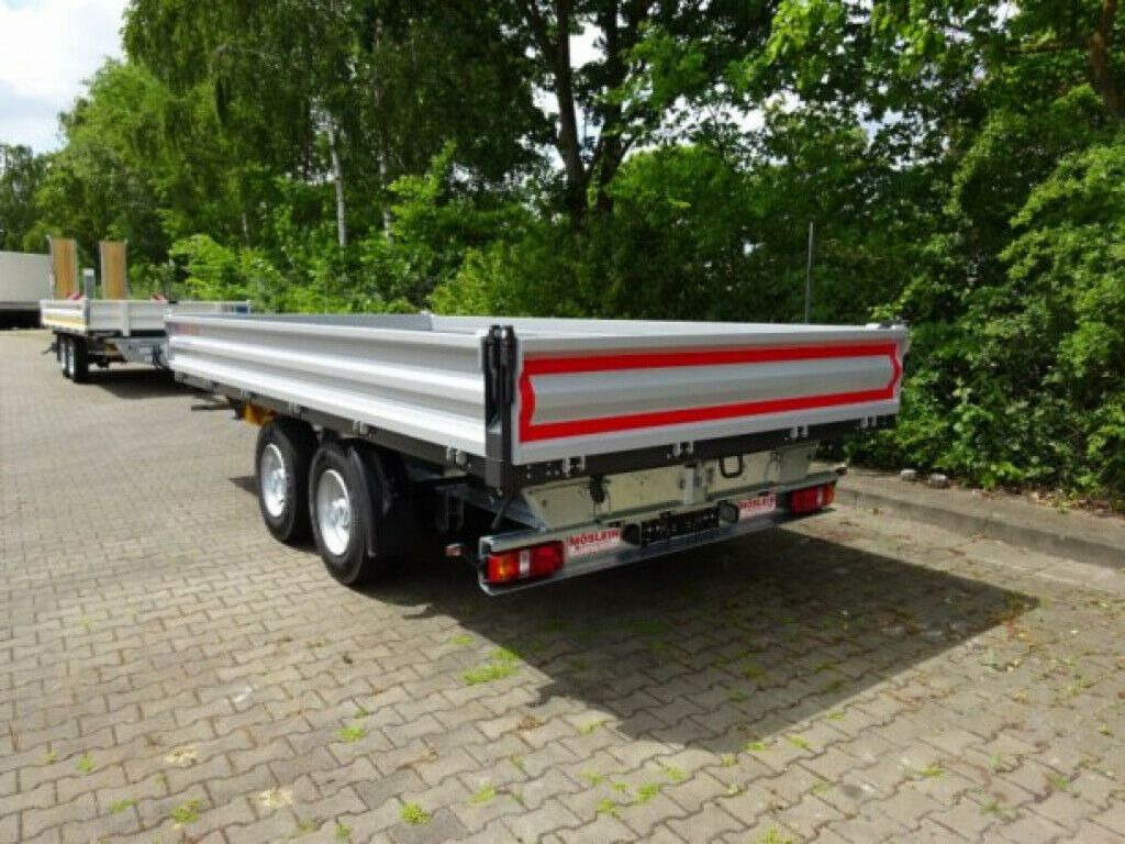 Tipper trailer Möslein  neuer Tandem 3- Seitenkipper Tieflader-- Neufah: picture 7