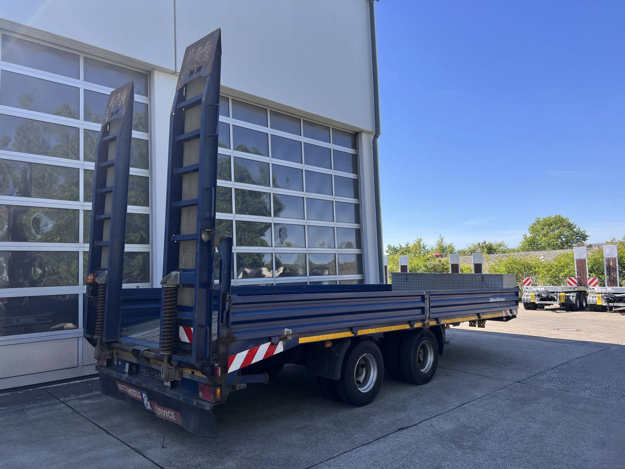Müller-Mitteltal 21 t Tandemtieflader - Low loader trailer: picture 2 Müller-Mitteltal 21 t Tandemtieflader - Low loader trailer: picture 2