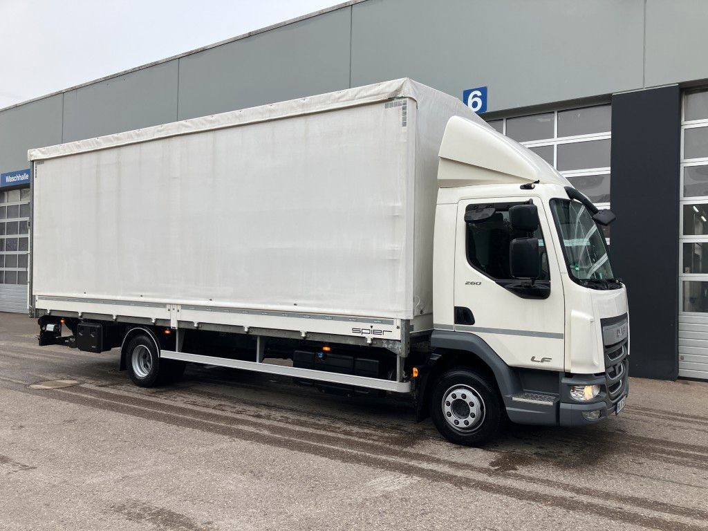 DAF FA LF 260 12t Spier Pritsche Plane LBW - Curtainsider truck: picture 2 DAF FA LF 260 12t Spier Pritsche Plane LBW - Curtainsider truck: picture 2