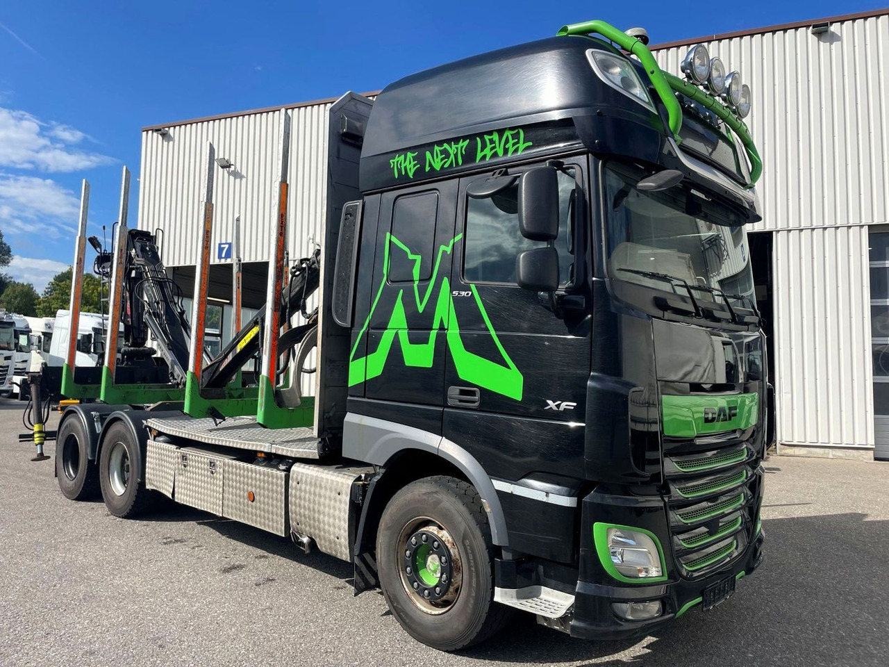 DAF FAT XF 530 SSC, Holztransport, Greifer mit Säge - Timber truck, Crane truck: picture 1 DAF FAT XF 530 SSC, Holztransport, Greifer mit Säge - Timber truck, Crane truck: picture 1