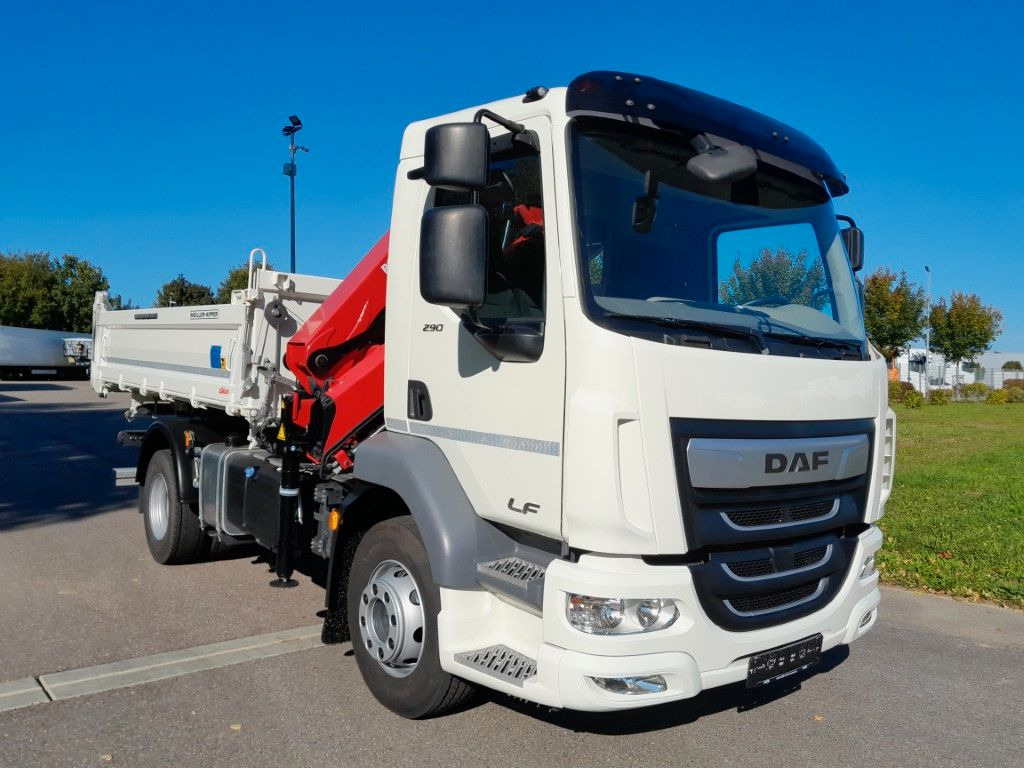 DAF LF 290 16t Meiller Krankipper Tageszulassung DAF LF 290 16t Meiller Krankipper Tageszulassung - Tipper, Crane truck: picture 1 DAF LF 290 16t Meiller Krankipper Tageszulassung DAF LF 290 16t Meiller Krankipper Tageszulassung - Tipper, Crane truck: picture 1
