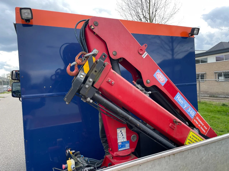 Tipper, Crane truck DAF LF 45 kipper + crane: picture 12