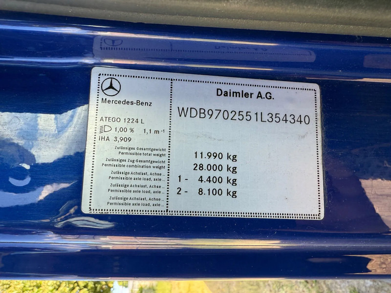 Dropside/ Flatbed truck Mercedes-Benz Atego 1224 V 6 !2008 euro 5: picture 13