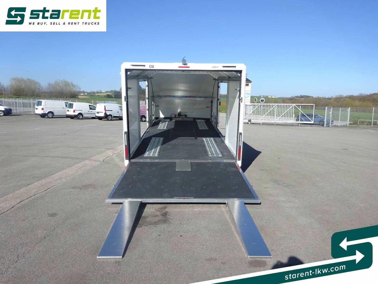 Autotransporter trailer Brian James Trailers Race Transporter 7, Seilwinde: picture 16