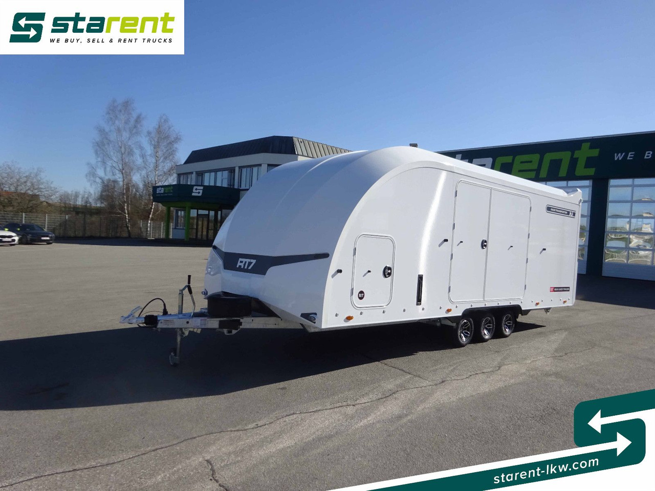 Brian James Trailers Race Transporter 7, Seilwinde - Autotransporter trailer: picture 1 Brian James Trailers Race Transporter 7, Seilwinde - Autotransporter trailer: picture 1