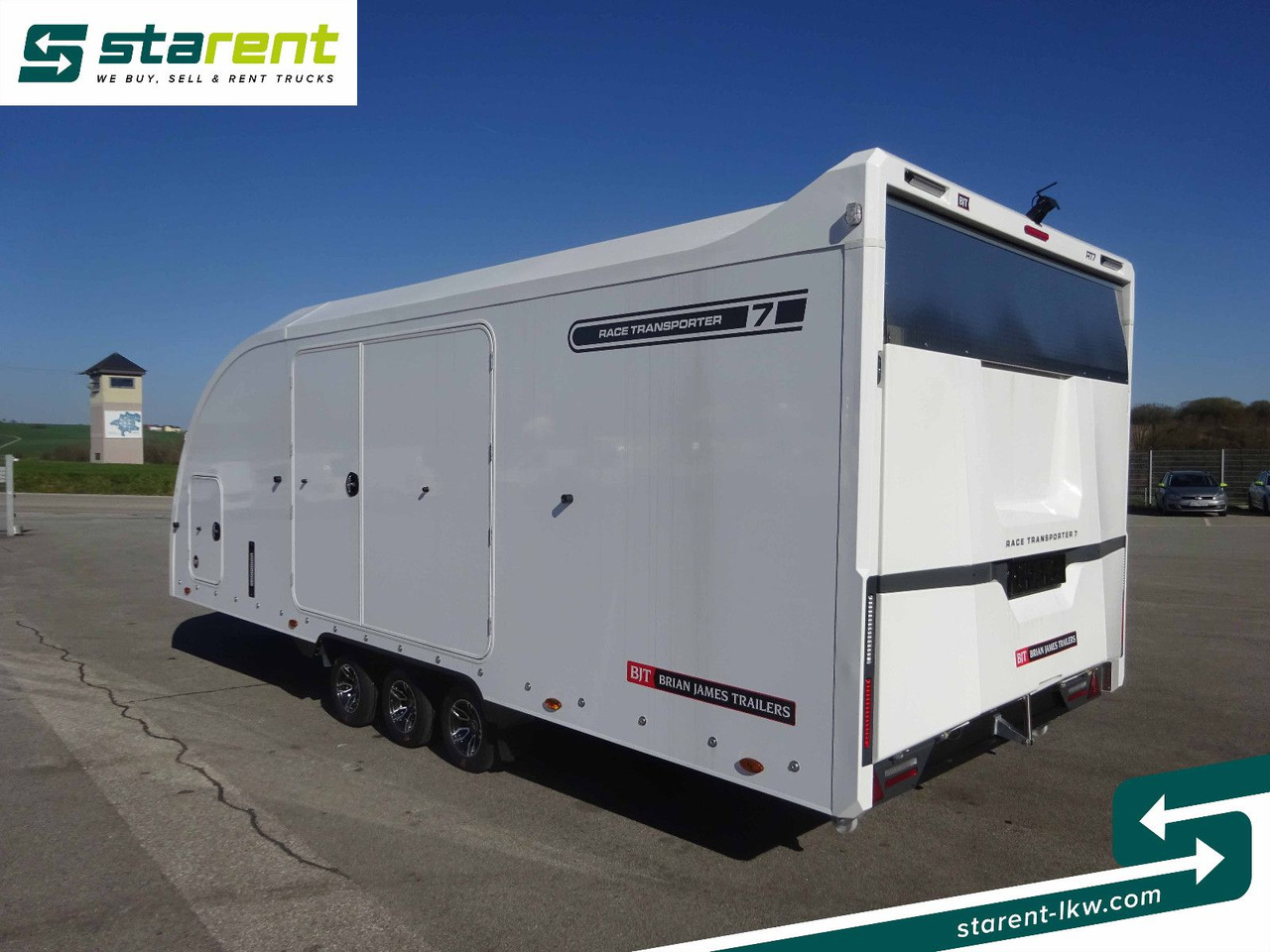 Autotransporter trailer Brian James Trailers Race Transporter 7, Seilwinde: picture 7