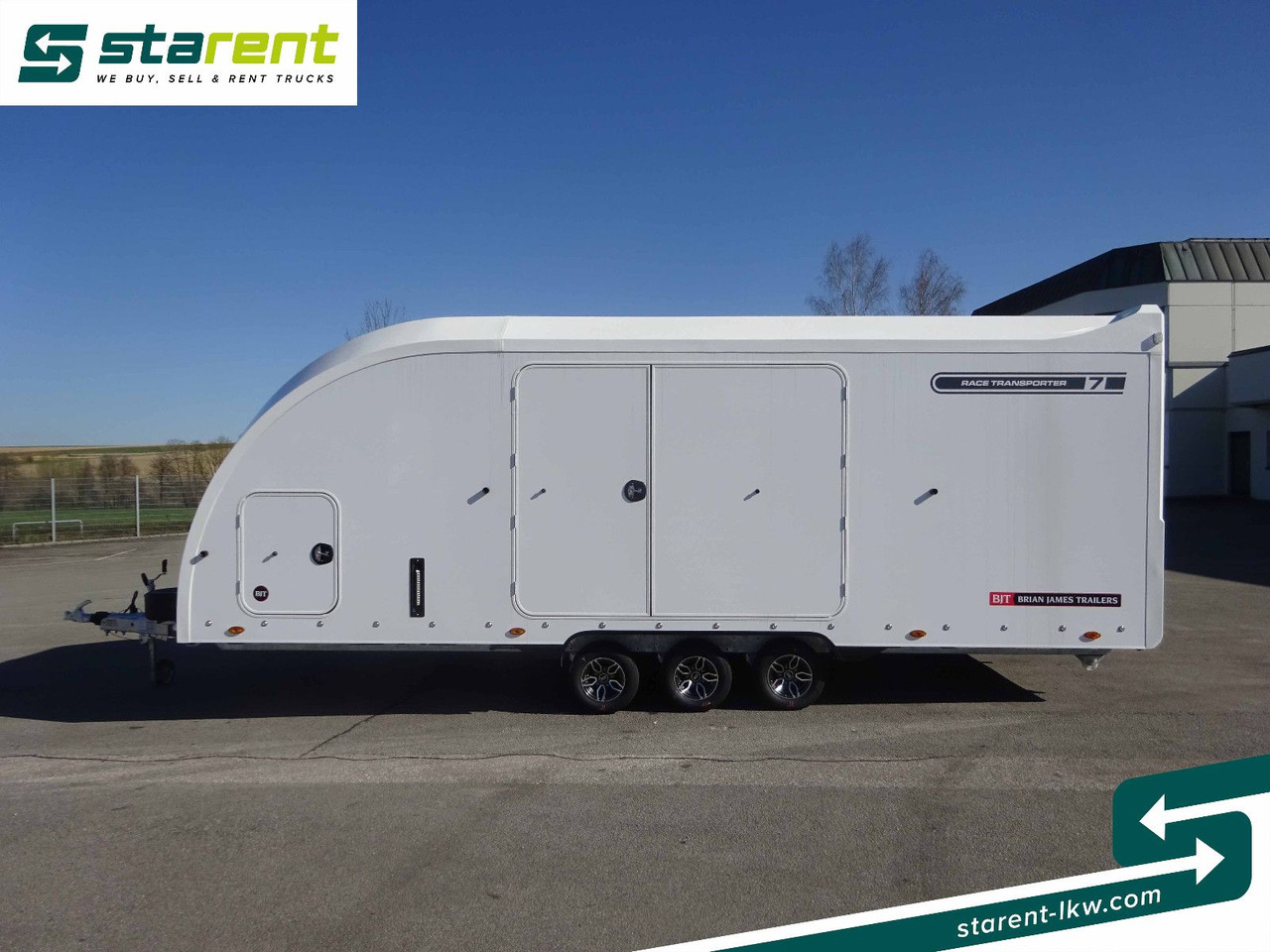 Autotransporter trailer Brian James Trailers Race Transporter 7, Seilwinde: picture 8