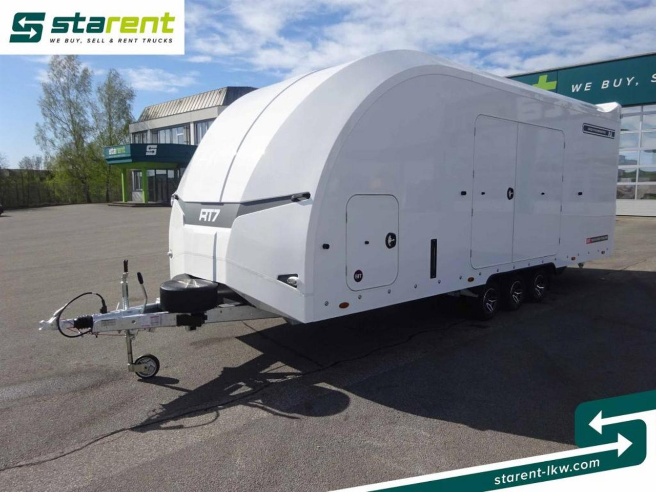 Brian James Trailers Race Transporter 7, extra Hoch, Seilwinde - Autotransporter trailer: picture 1 Brian James Trailers Race Transporter 7, extra Hoch, Seilwinde - Autotransporter trailer: picture 1