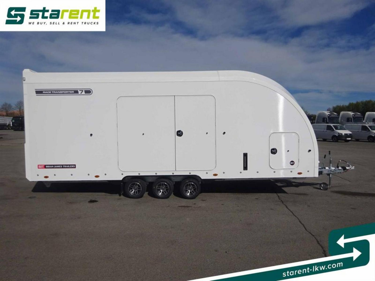 Brian James Trailers Race Transporter 7, extra Hoch, Seilwinde - Autotransporter trailer: picture 4 Brian James Trailers Race Transporter 7, extra Hoch, Seilwinde - Autotransporter trailer: picture 4