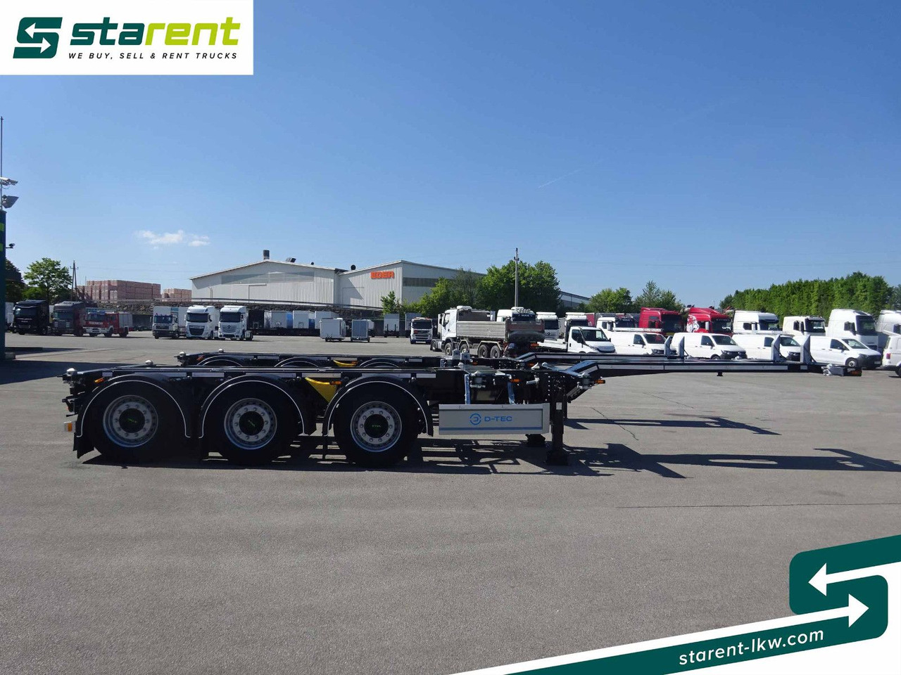 D-TEC Flexitrailer LS Containerchassis ADR, Liftachse - Container transporter/ Swap body semi-trailer: picture 4 D-TEC Flexitrailer LS Containerchassis ADR, Liftachse - Container transporter/ Swap body semi-trailer: picture 4