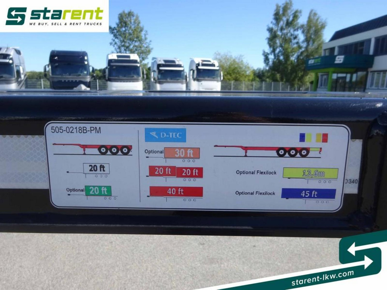 New Container transporter/ Swap body trailer D-TEC Portmaster 1x20 / 2x20 / 1x30 / 1x40 / 1x45: picture 20 New Container transporter/ Swap body trailer D-TEC Portmaster 1x20 / 2x20 / 1x30 / 1x40 / 1x45: picture 20