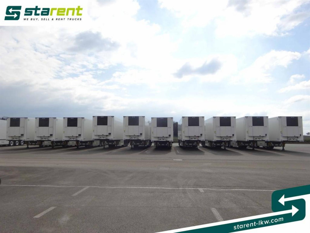 Krone Carrier Vector 1550 Blumenbreit Liftachse - Refrigerator semi-trailer: picture 2 Krone Carrier Vector 1550 Blumenbreit Liftachse - Refrigerator semi-trailer: picture 2