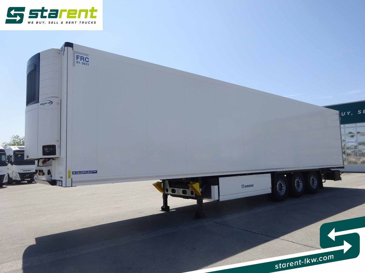 Krone Thermotrailer Carrier Vector 1550, Zurrleisten - Refrigerator semi-trailer: picture 1 Krone Thermotrailer Carrier Vector 1550, Zurrleisten - Refrigerator semi-trailer: picture 1