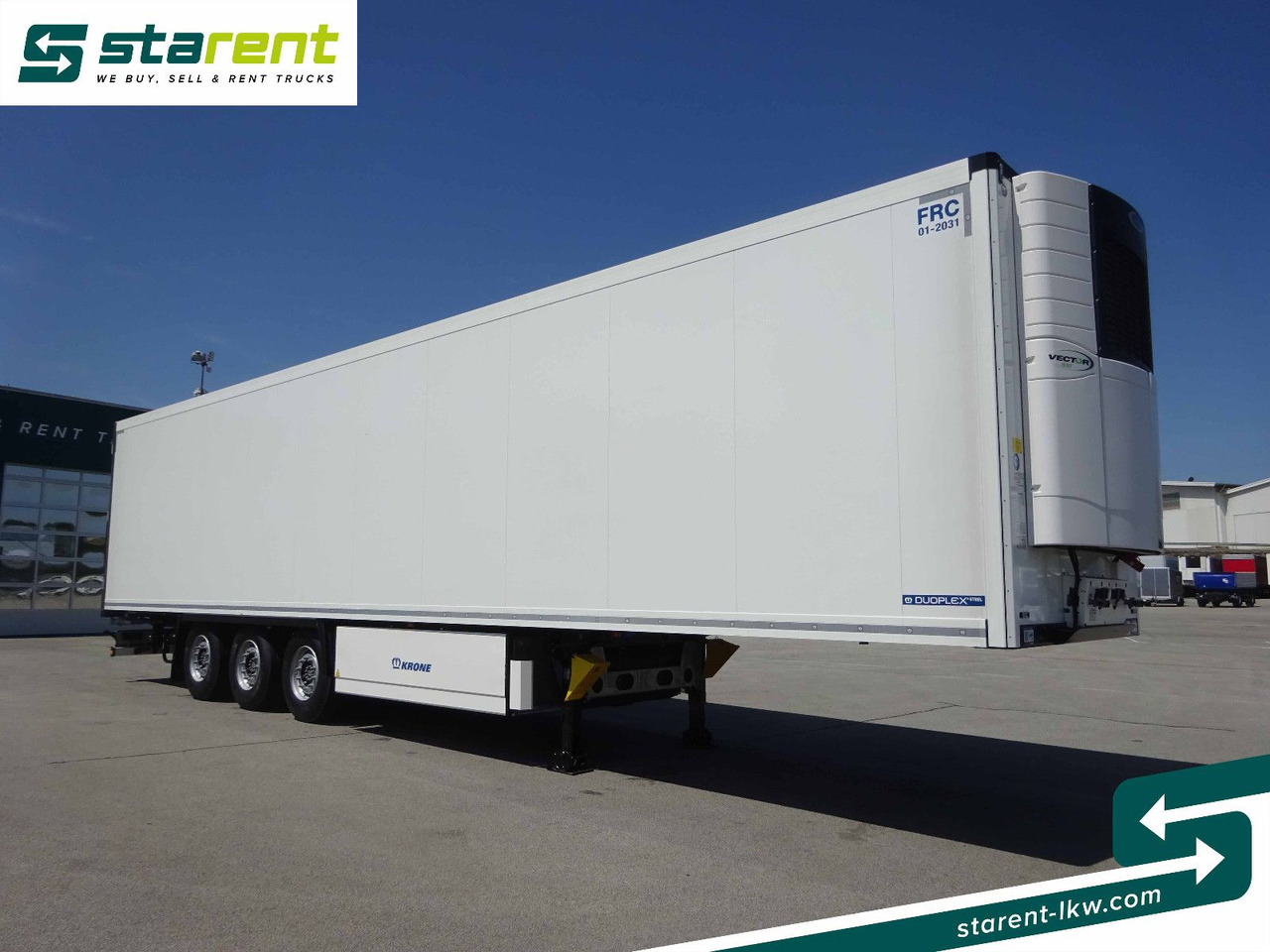 Krone Thermotrailer Carrier Vector 1550, Zurrleisten - Refrigerator semi-trailer: picture 3 Krone Thermotrailer Carrier Vector 1550, Zurrleisten - Refrigerator semi-trailer: picture 3