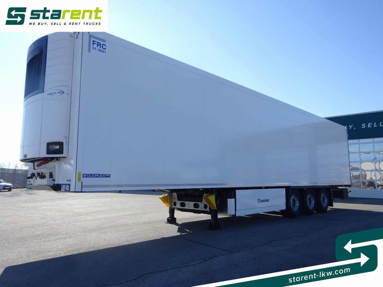 Krone Tiefkühler Carrier Vector 1550, Liftachse - Refrigerator semi-trailer: picture 4 Krone Tiefkühler Carrier Vector 1550, Liftachse - Refrigerator semi-trailer: picture 4