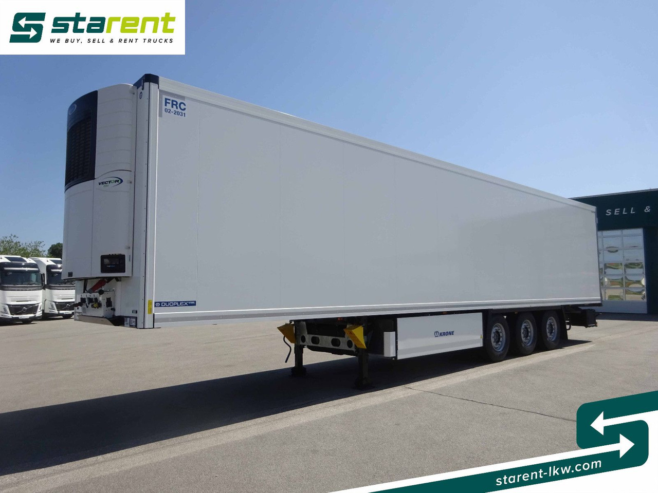 Krone Tiefkühler Carrier Vector 1550, Liftachse - Refrigerator semi-trailer: picture 1 Krone Tiefkühler Carrier Vector 1550, Liftachse - Refrigerator semi-trailer: picture 1