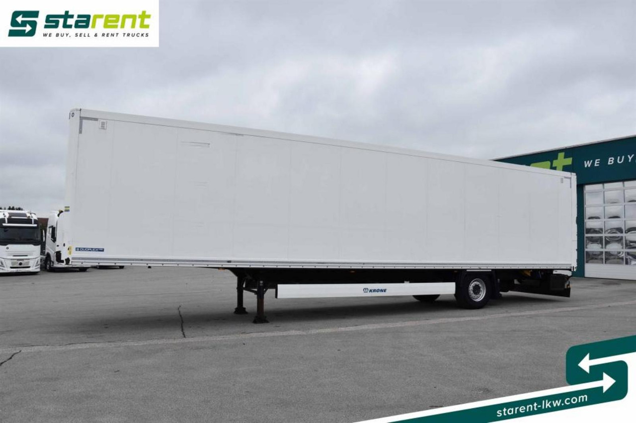 Krone Trockenfrachtkoffer 1-Achs Doppelstock TÜV 04/26 - Closed box semi-trailer: picture 1 Krone Trockenfrachtkoffer 1-Achs Doppelstock TÜV 04/26 - Closed box semi-trailer: picture 1