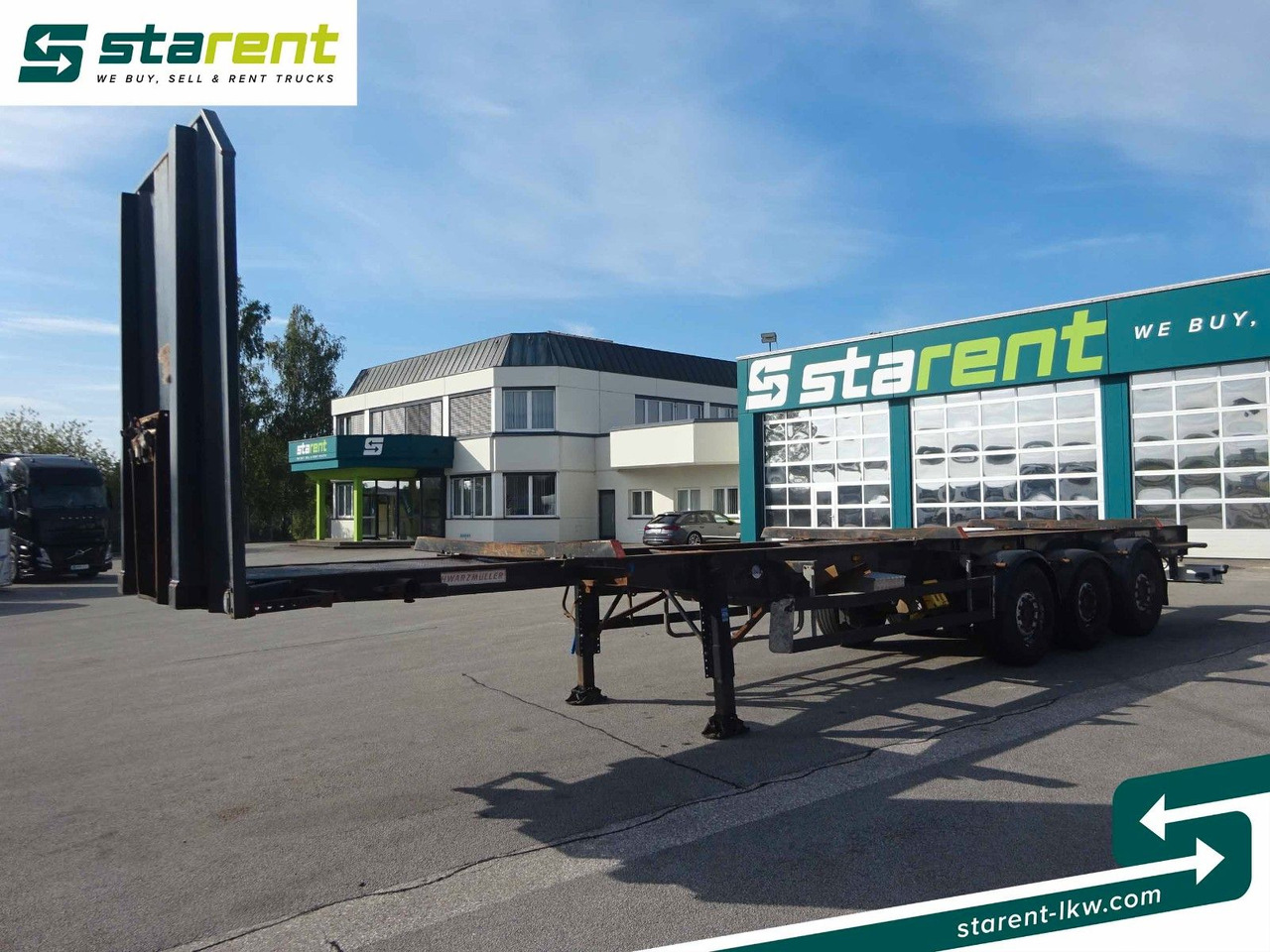 Schwarzmüller Holzrungenauflieger Liftachse TÜV gültig 09/25 - Timber semi-trailer: picture 1 Schwarzmüller Holzrungenauflieger Liftachse TÜV gültig 09/25 - Timber semi-trailer: picture 1